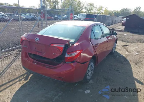 2018 Toyota Corolla Le из США, поврежденный, VIN 2T1BURHE2JC074660